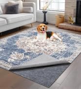 Non-Slip Rug Pads 2 x 20ft, 100% Waterproof Extra Large Area Rugs Non Skid Rug by TUOTPE