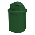 42 Gallon Circle 100% Recycled Plastic Heavy Duty Outdoor Commercial Trash Can by SturdyEssentials