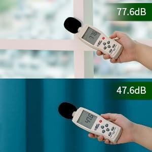 BGment Peacock Blue Blackout Curtains 84 Inch Length - Image 5