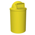 55 Gallon Round 100% Recycled Plastic Heavy Duty Outdoor Trash Can by SturdyEssentials