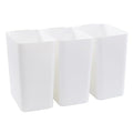 3-Pack 4.5 Gallon Trash Can, Waste Bin by Minekkyes