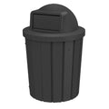 42 Gallon Slatted Circle 100% Recycled Plastic Commercial Outdoor and Indoor by SturdyEssentials