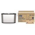 Tork Xpress Paper Towel Dispenser and Tork Multifold Hand Towel Natural H2 by Tork
