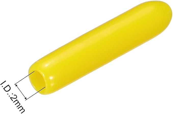uxcell 20pcs Rubber End Caps 2mm ID Vinyl PVC Round Tube Bolt Cap Cover Screw - Image 3
