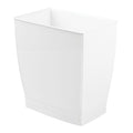 iDesign, Plastic Spa Rectangular Trash, Waste Basket Garbage Can by iDesign