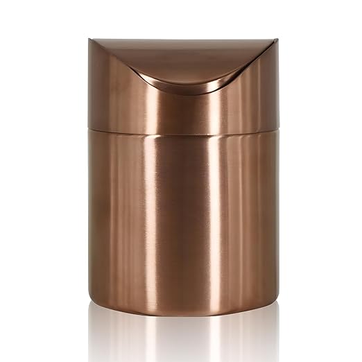Mini Trash Can, Tiny Desktop Trash Bin by Chemlliy