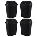 10 Gallon Plastic Swing Top Trash Cans by Drephia