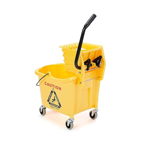 Amazon Basics Side Press Wringer Combo Commercial Floor Cleaning Rectangular - Image 2
