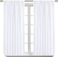 BGment White Curtains 45 Inches Length by BGment