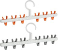 Clothes Hanger 2 Pack Clothes Drying Racks Windproof by Foshine