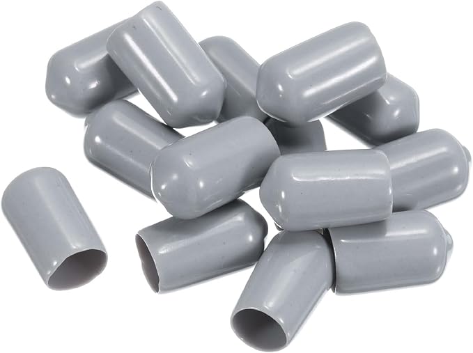 uxcell 20pcs Rubber End Caps 9mm ID Vinyl PVC Round Tube Bolt Cap Cover Screw - Image 4