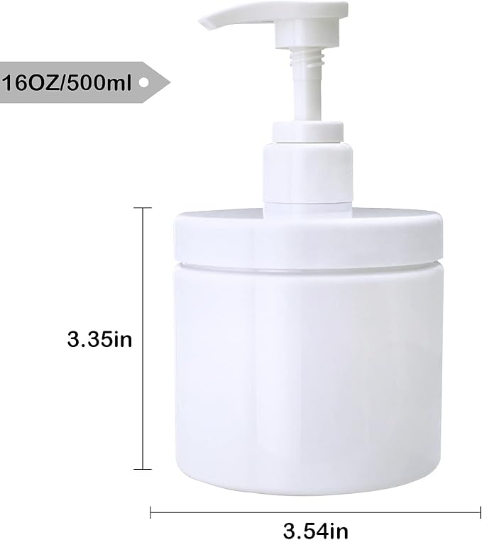 Cosywell Pump Bottle Dispenser Plastic Pump Bottles Refillable Bottles Wide - Image 2