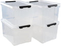 Pekky 34 Quart Clear Storage Bins by Pekky