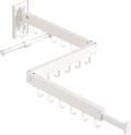 Wall Mounted Clothes Hanger Rack, Clothes Drying Rack, Laundry Drying Rack by BOQORAD