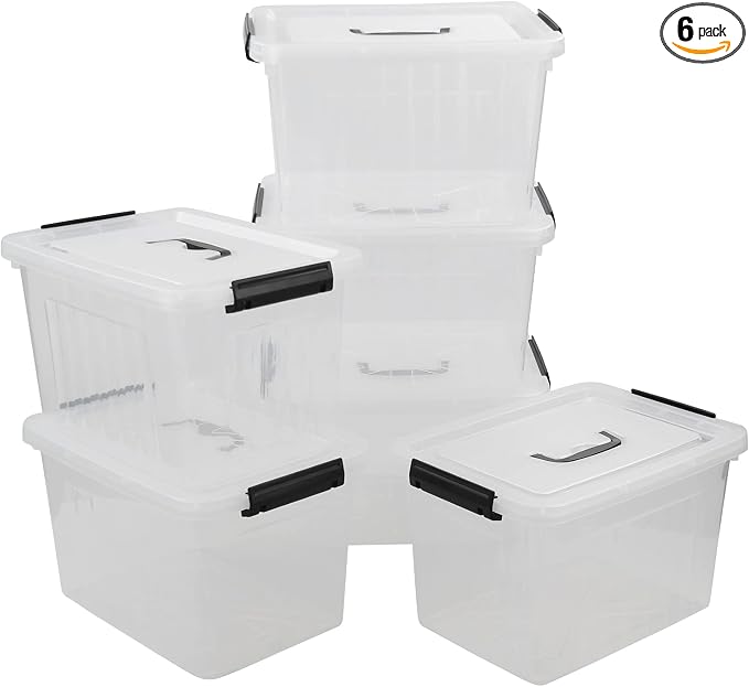 Zopnny 12 Quart Storage Latch Bins by Zopnny