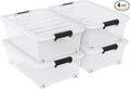 20 Quart Under Bed Shoe Storage Container Bin by Uumitty