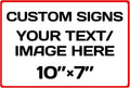 Aluminum Weatherproof Metal Sign by Repaly