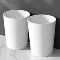 Bathroom Trash Can 1.8 Gallon Waste Basket 2 Pack Small Garbage Can by HOLTPHILI