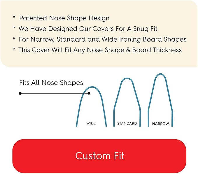 TIVIT Ironing Board Cover 12 x 48, Performance Grade Titanium Coated Pro Grip - Image 8
