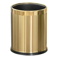 2.6Gallon/10L Brass Gold Bathroom Trash Can by LEASYLIFE