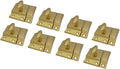 QCAA Oval Turn Cabinet Latch, for Cupboard & Other Furniture, Brass Plated by QCAAHardware