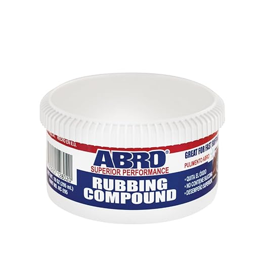 ABRO Superior Performance Automotive Rubbing Compound by ABRO