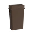 23 Gallon Brown Slim Jim Trash Can by Krollen+Industrial