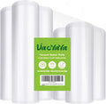 VacYaYa 6 Pack 8"x20' and11"x20' Vacuum Sealer Bags Rolls by VacYaYa