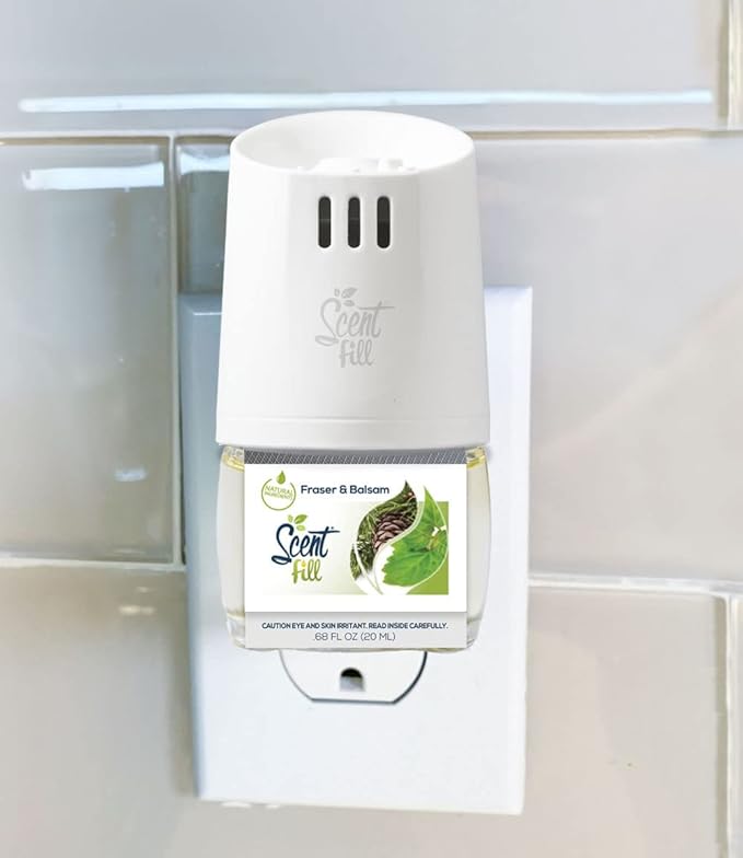 Scent Fill Christmas Tree Plug in Air Freshener Kit, 2 Refills + Diffuser - Image 2