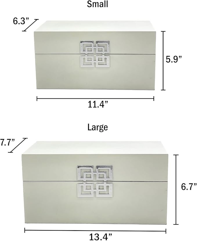 Galt International Storage Box Set Decorative Storage Box w/Hinged Lid Classic - Image 6