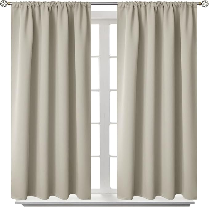 BGment Short Blackout Curtains 48 Inches Length by BGment