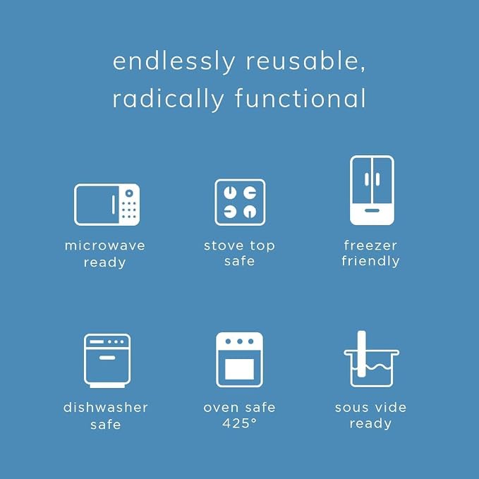 Stasher Premium Silicone Reusable Food Storage Stand-Up Bag Mega, Sous Vide - Image 3