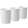 YGJT Small Trash Can, 3 Pack 1.8 Gallons Bathroom Trash Can, Slim Waste Basket by YGJT