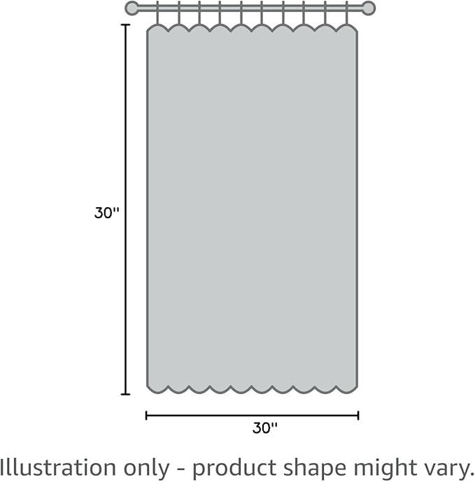 Pickluc Teal Cafe Curtain 30 Inches Length, Rod Pocket Small Kitchen Half - Image 6