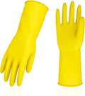 Vgo... 1-Pair Reusable Household Gloves, Rubber Dishwashing gloves, Extra by Vgo