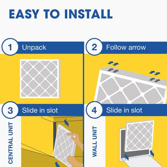 Aerostar 20x26x1 MERV 8 Pleated Air Filter, AC Furnace Air Filter, 6 Pack - Image 5