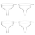Small Funnels 4 Pack Food Grade Funnel Easily Transfer Liquids Granules Powders by Kanlpeia