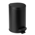 TIPGO 1.2 Gallon Small Black Trash Can, 4.5 Liters Bathroom Garbage Can by TIPGO