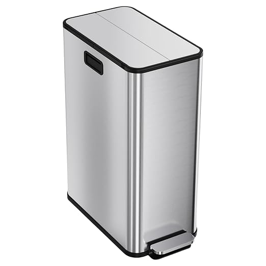 14.8 Gallon / 56L Kitchen Trash Can by Unknown