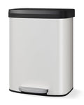 16 Gallon Trash Can, Stainless Steel Kitchen Garbage Can, Recycling or Waste Bin by Fasyou