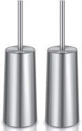 Toilet Brush and Holder, 2 Pack Toilet Brush Stainless Steel, Toilet Bowl Brush by Unknown