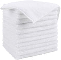 HOMEXCEL White Microfiber Cleaning Cloth, 12 Pack Premium Microfiber Towels by HOMEXCEL
