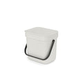 Brabantia Sort & Go Food Trash Can Small Countertop Kitchen Compost Caddy by BrabantiaUSA