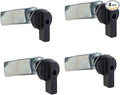 WJSKDQ 4PCS Thumb Operated Offset Thumb Cam Lock Black Cam Lock by TOOLS