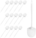 Homaisson Toilet Brush Set 15 Pack, Long Handle Plastic Toilet Cleaning Brushes by Homaisson