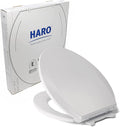 HARO | ELONGATED Toilet Seat | Slow-Close-Seat | Heavy-Duty up to 550 lbs by HARO