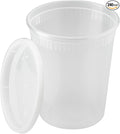 Karat Clear PP Injection Molded Round Deli Containers by Karat