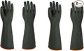 Heavy Latex Chemical Resistant Gloves by GOLVESHELPYOUIMPROVELIFE