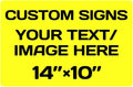 Repaly Personalized signs, Aluminum Weatherproof Metal Sign Multiple Sizes by Repaly