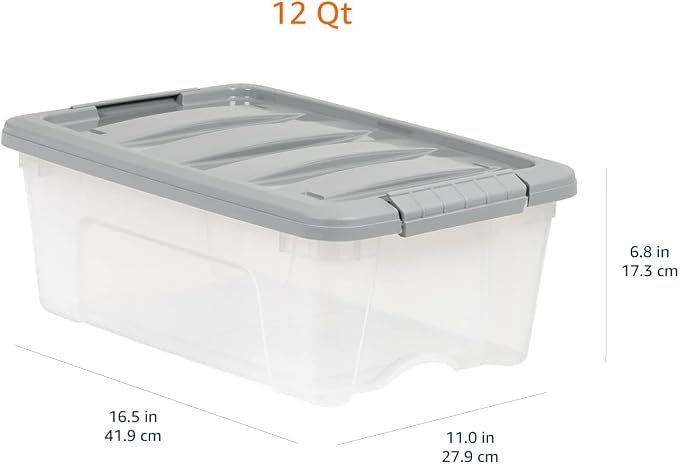 Amazon Basics Plastic Storage Containers - Image 7